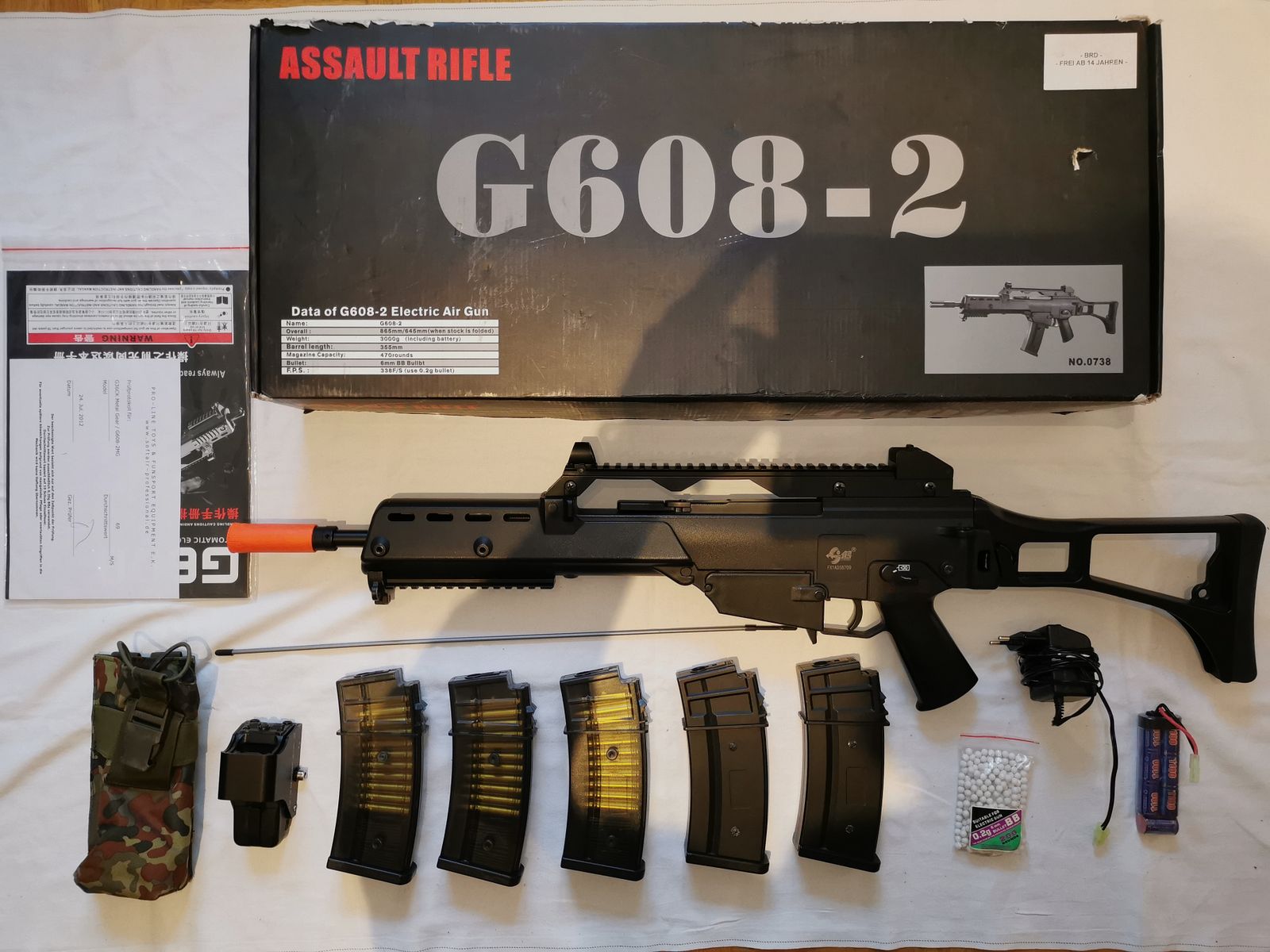 G36 G608-2 Metal Gear Jing Gong