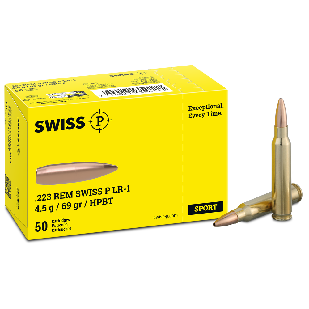 Swiss P – .223 Rem. Swiss P LR-1 – 69 gr