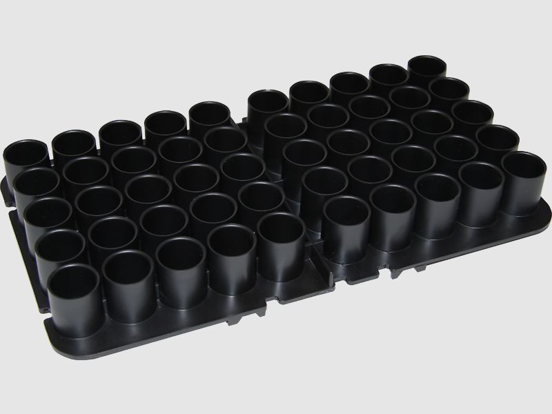 Base impilabile MTM per 50 cartucce a pallini ST-12-40 nera .12