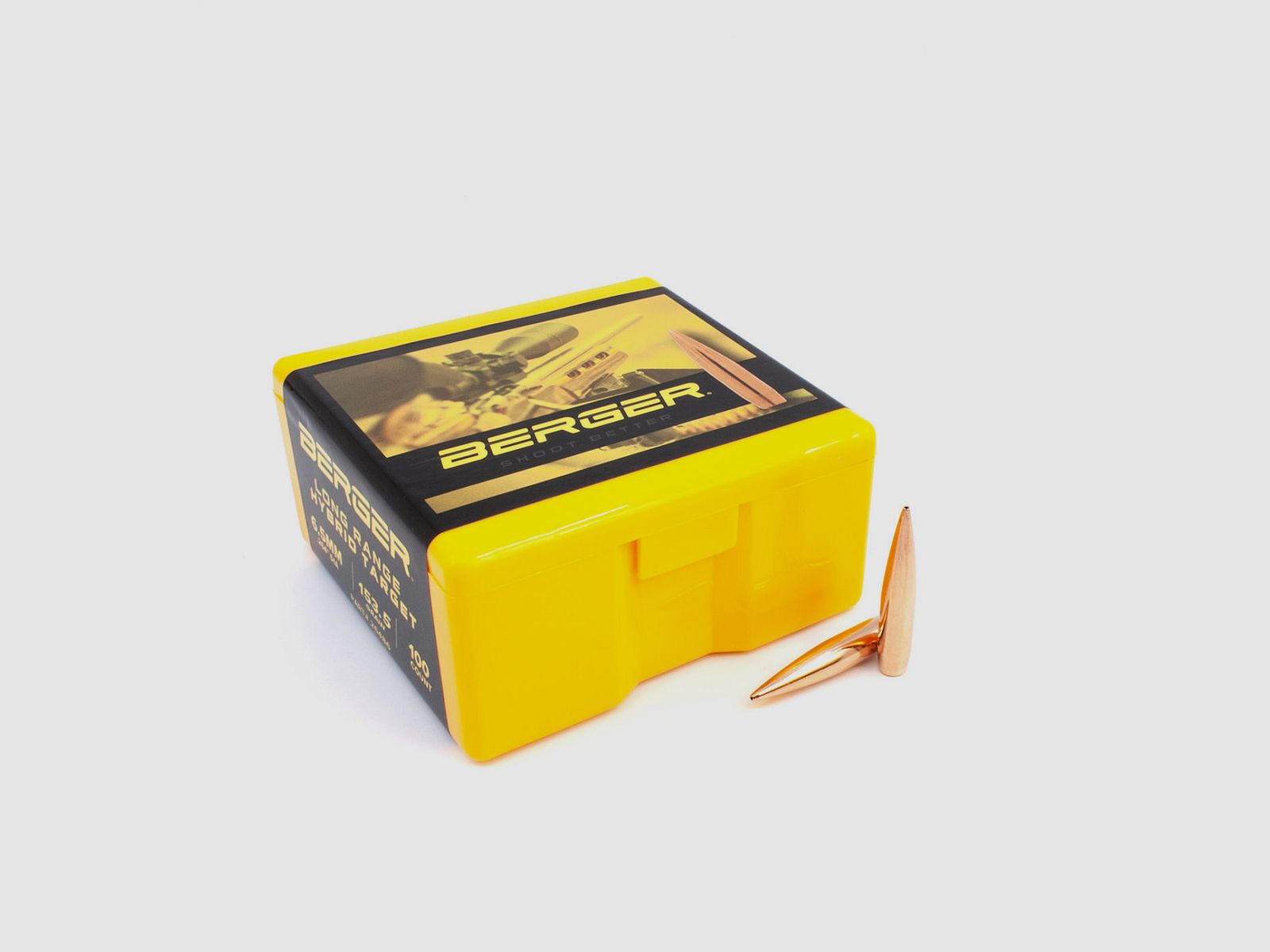 Balle Berger 6,5mm/.264 Long Range Hybrid Target 153,50GR 100 pièces