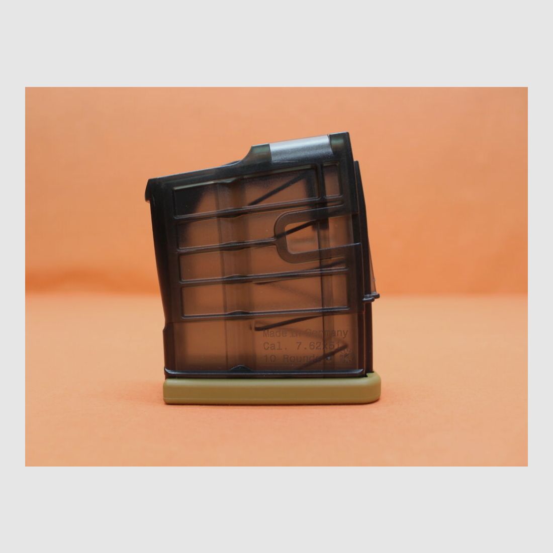 Heckler & Koch Heckler&Koch MR308: Magazine H&K 10-round .308Win translucent polymer/ Base RAL8000