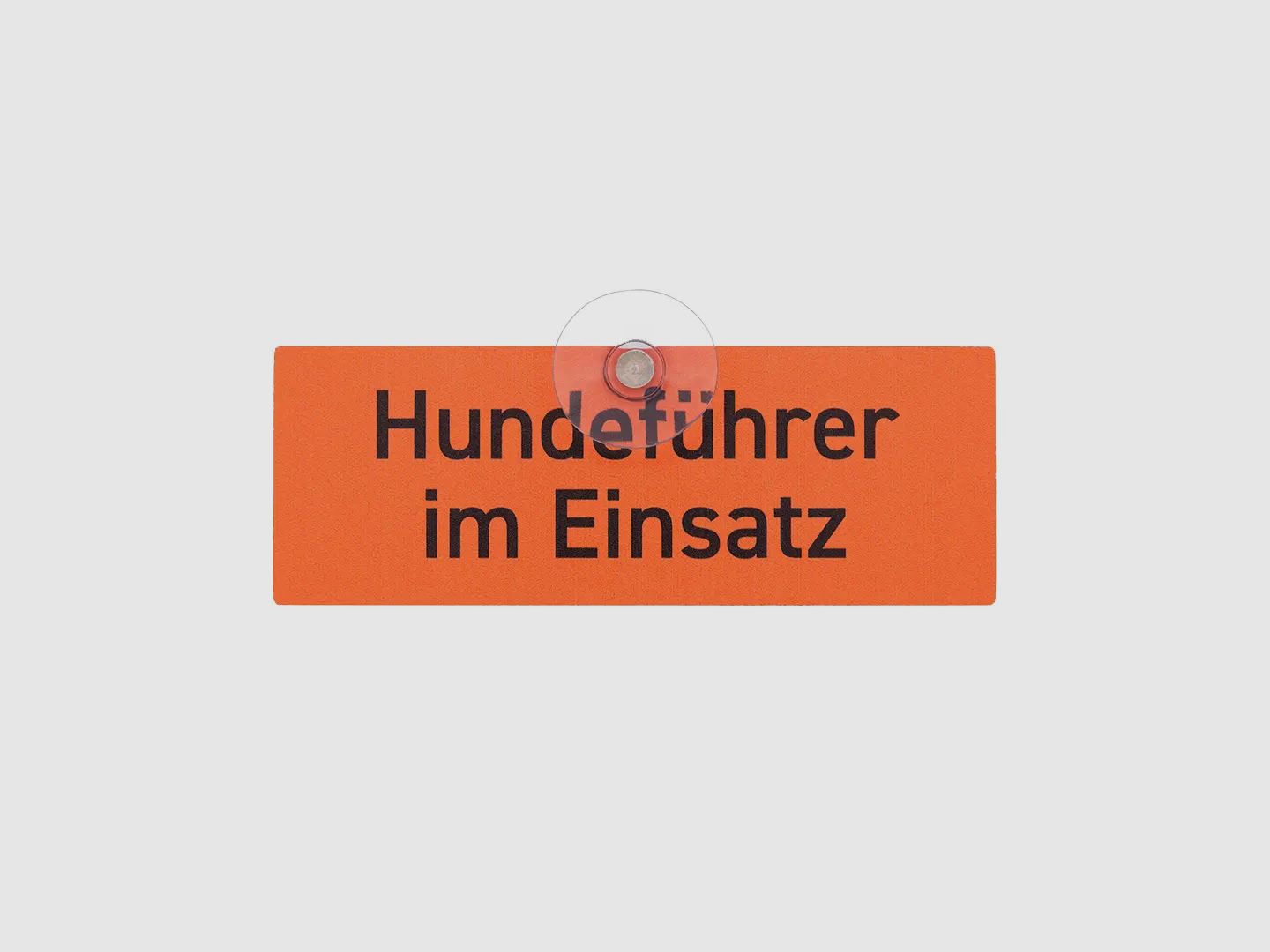 Wild Hilde car sign dog handler