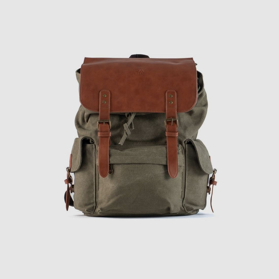 Mochila de Lona y Eco-Cuero 20L, imagen 2 de 5
