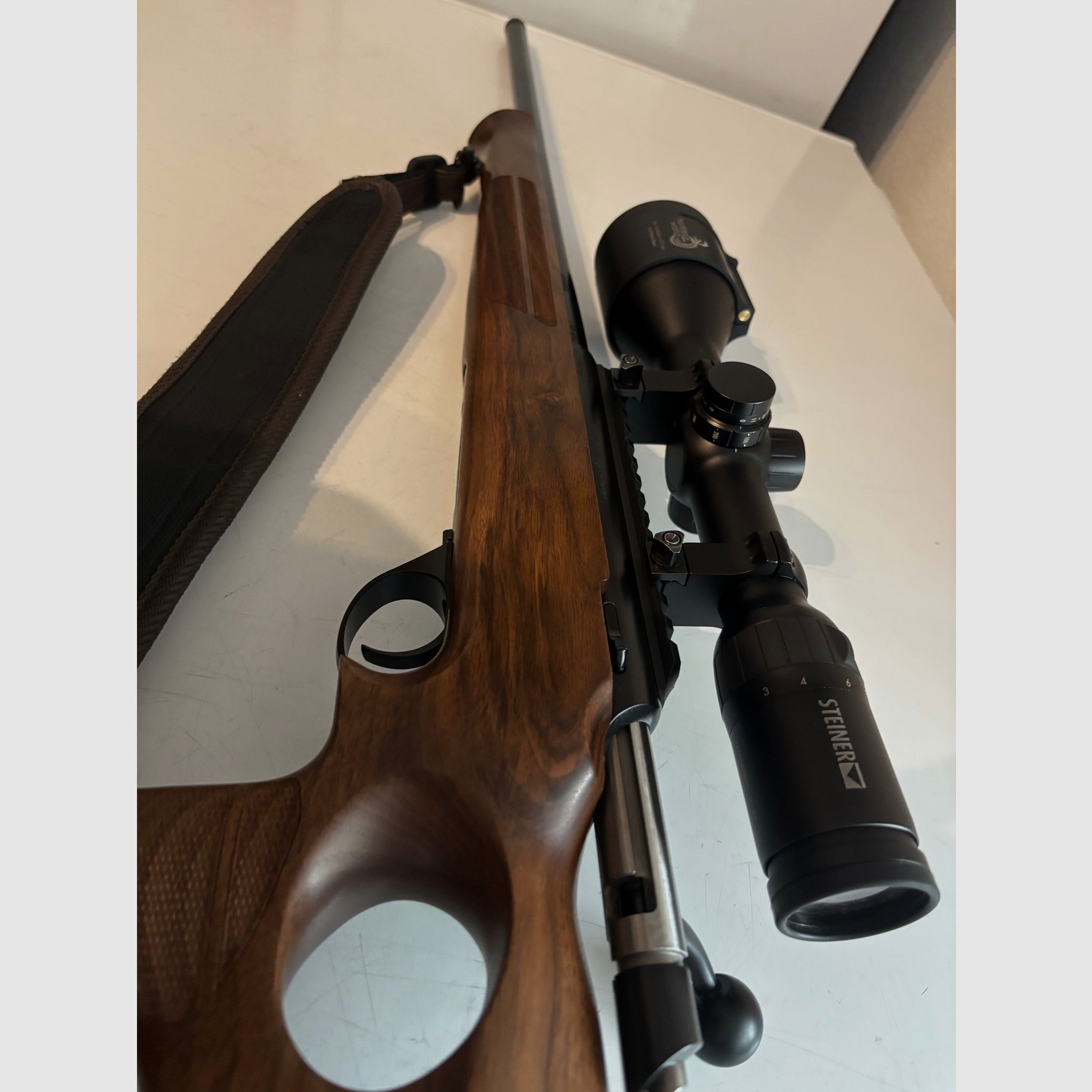 Anschütz 1771 mit M15x1 Gewinde in 222. Rem mit Steiner Ranger 6 