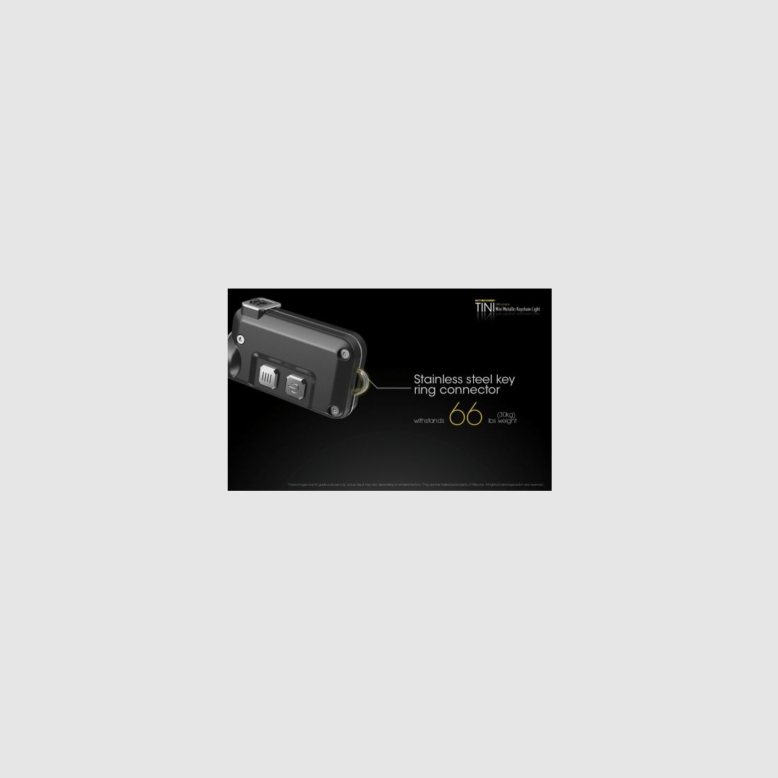 Nitecore TINI flashlight, green, 380 lumens, image 21 of 21