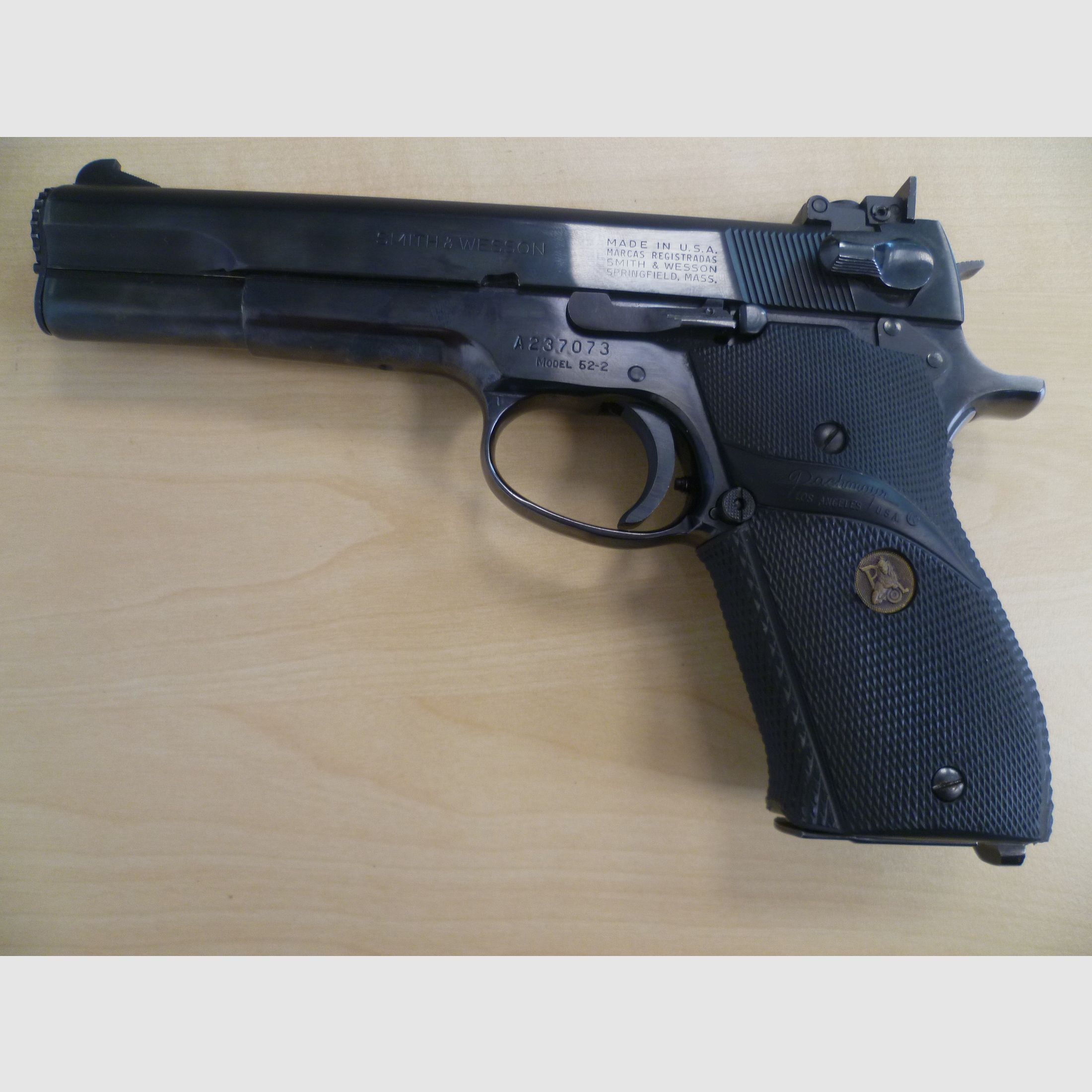 Pistole Smith & Wesson 52-2  - .38 Spezial Wadcutter