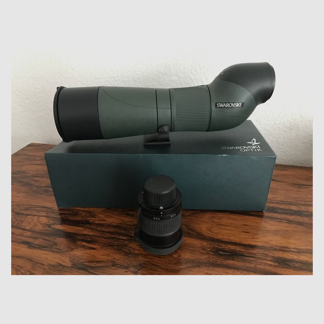 Swarovski spotting scopes 65 HD, eyepiece 25-50x, protective cover "like new