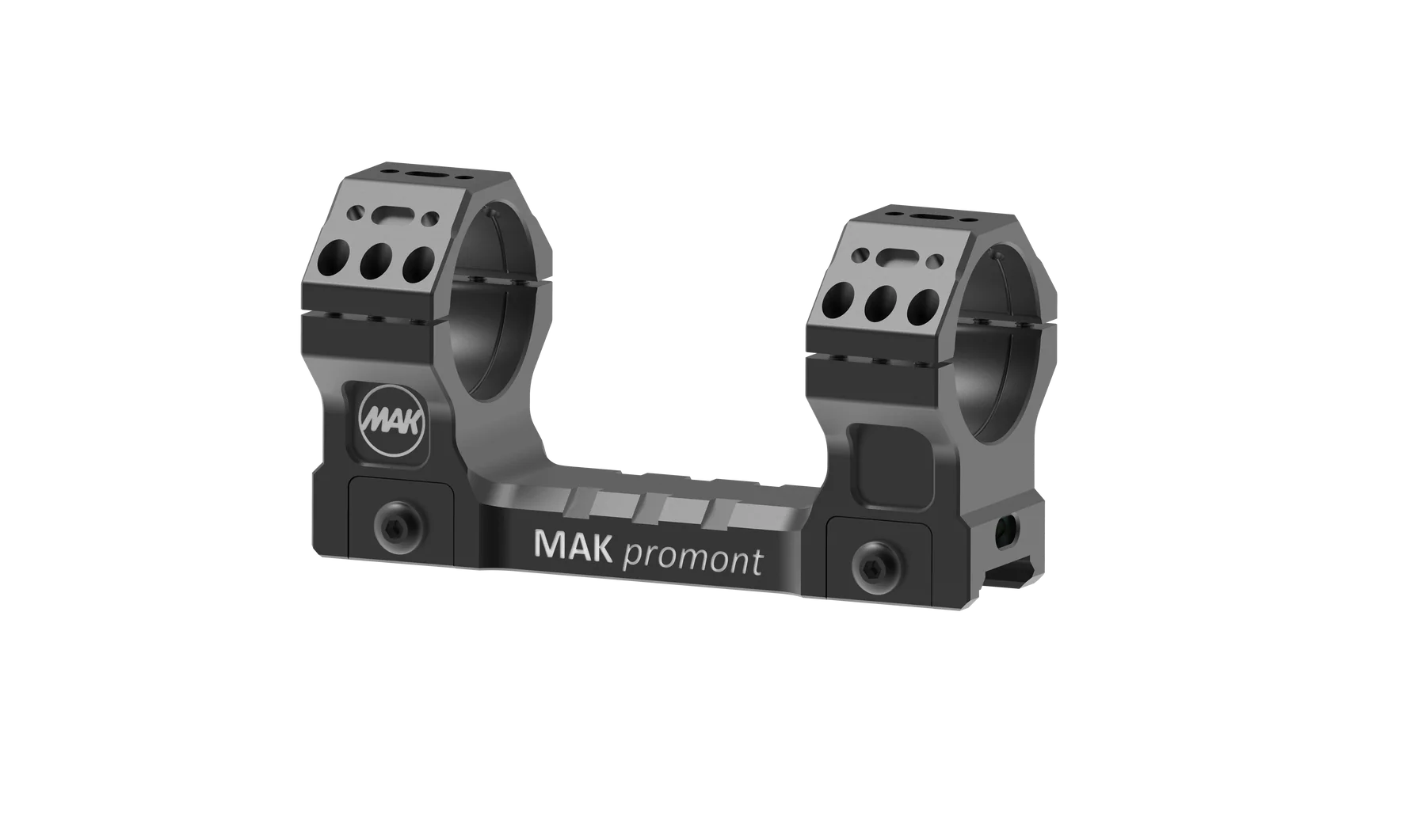 MAK Promont Blockmontage für Picatinny mit Hebel Ø30mm, 20 MOA, BH 23mm