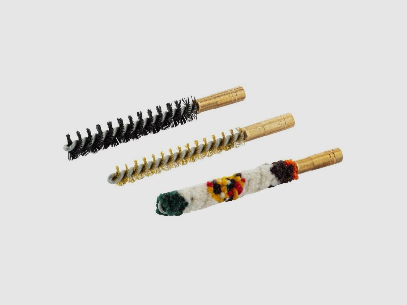 Set di tre spazzole per armi a canna rigata – M3 femmina Cal. 5,6 mm / 22, immagine 1 di 6