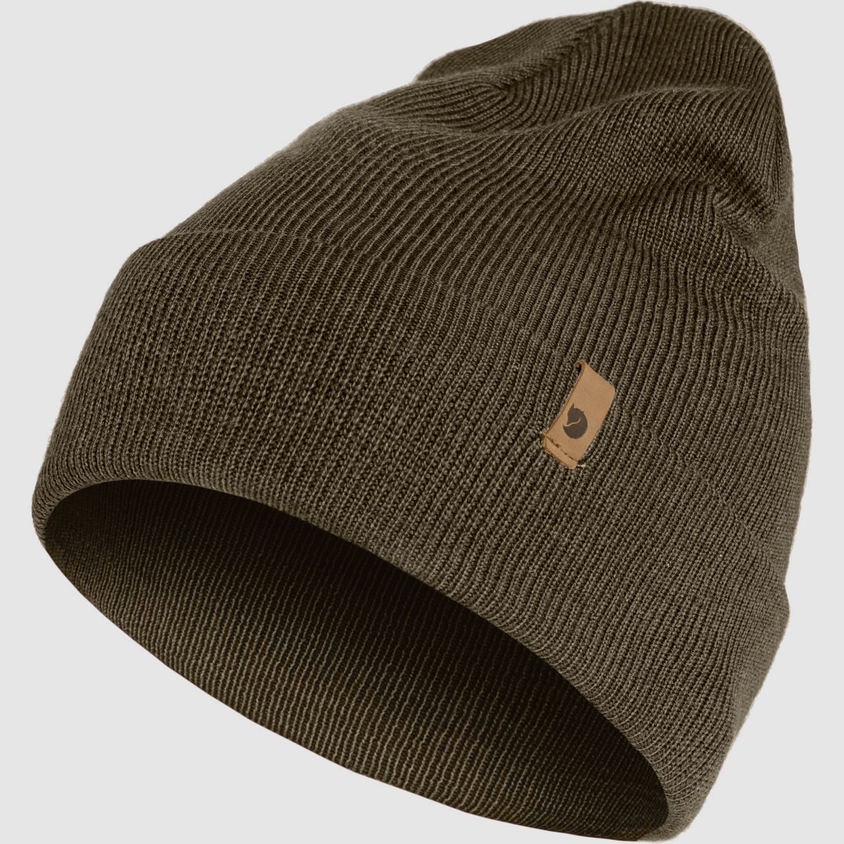 FJÄLLRÄVEN Classic Knit Hat Mütze Dark Olive