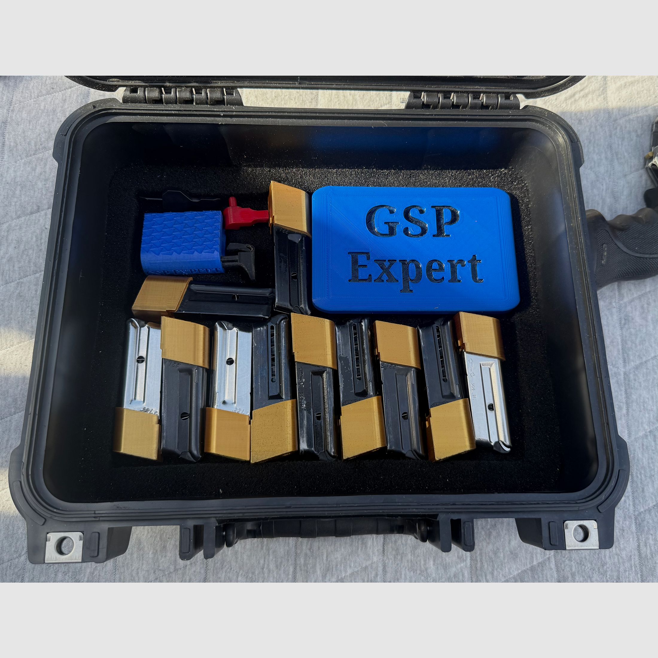 Walther GSP Expert .22lr very good condition, a lot of accessories Unique appearance with stock
