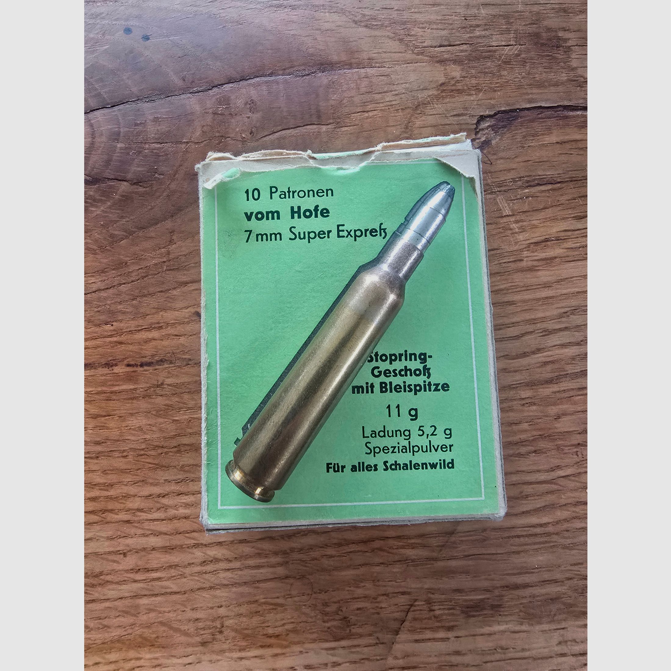 50 Schuss 7mm vom Hofe Super Express