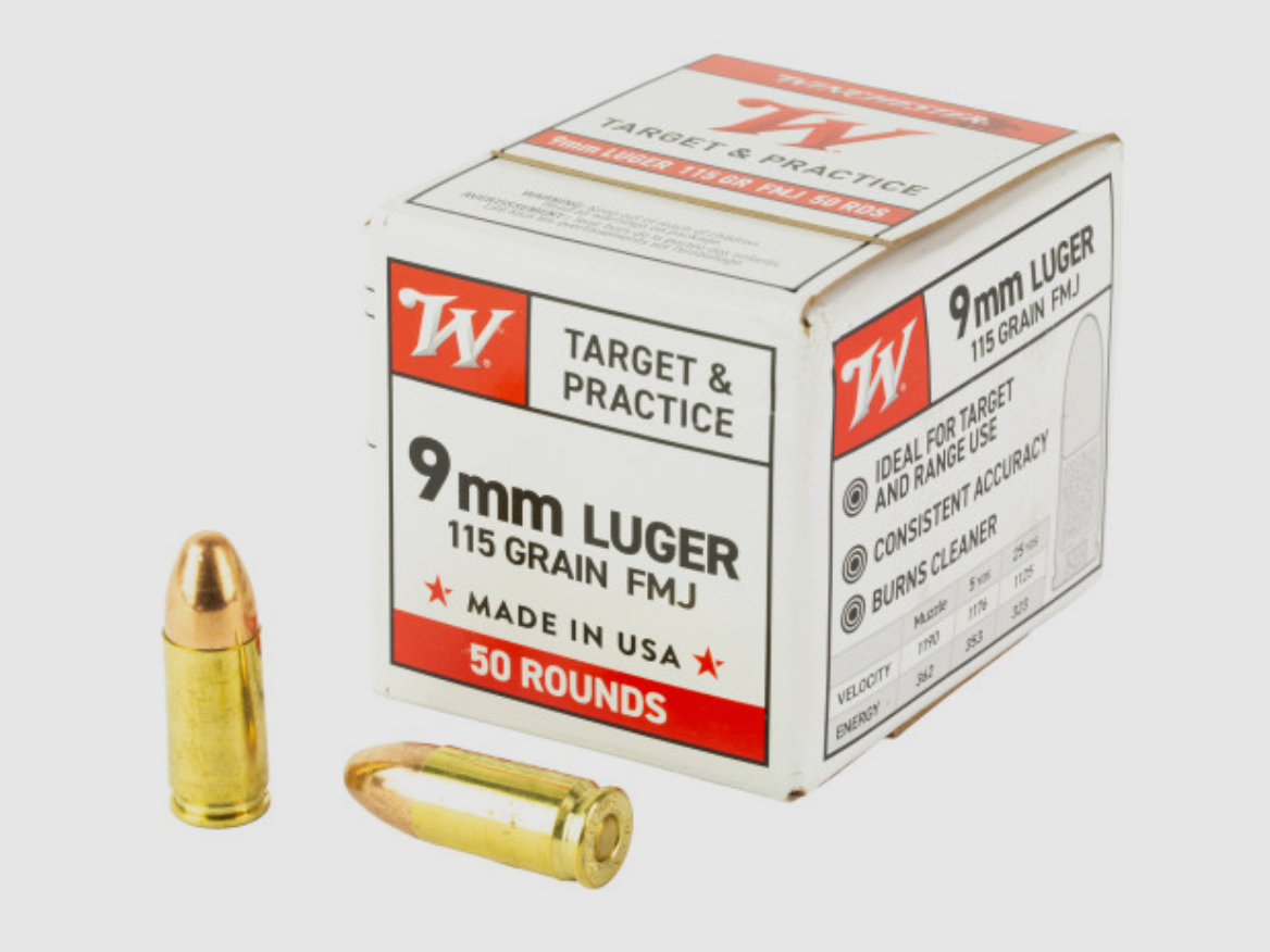 WINCHESTER 9x19 - 115GR/124GR, afbeelding 3 van 3