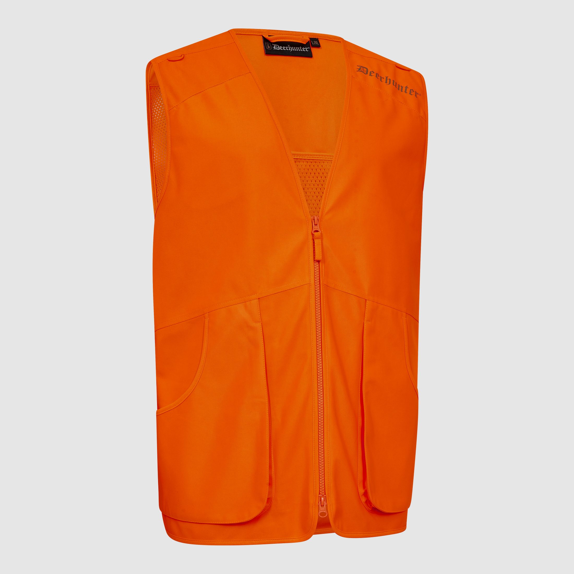 Jacht Mesh Veiligheidsvest - Veiligheidsoranje - Maat: 2XL/3XL