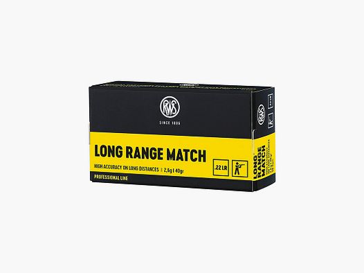RWS – .22LR LONG RANGE MATCH | 2,6g | 40gr