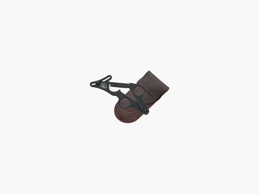 Fox - Cigar Club Black Stone Washed Cigar Case with Holster
