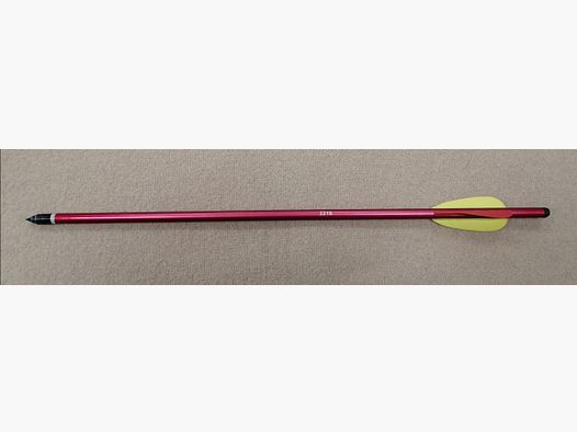 Aluminum bolt for crossbow