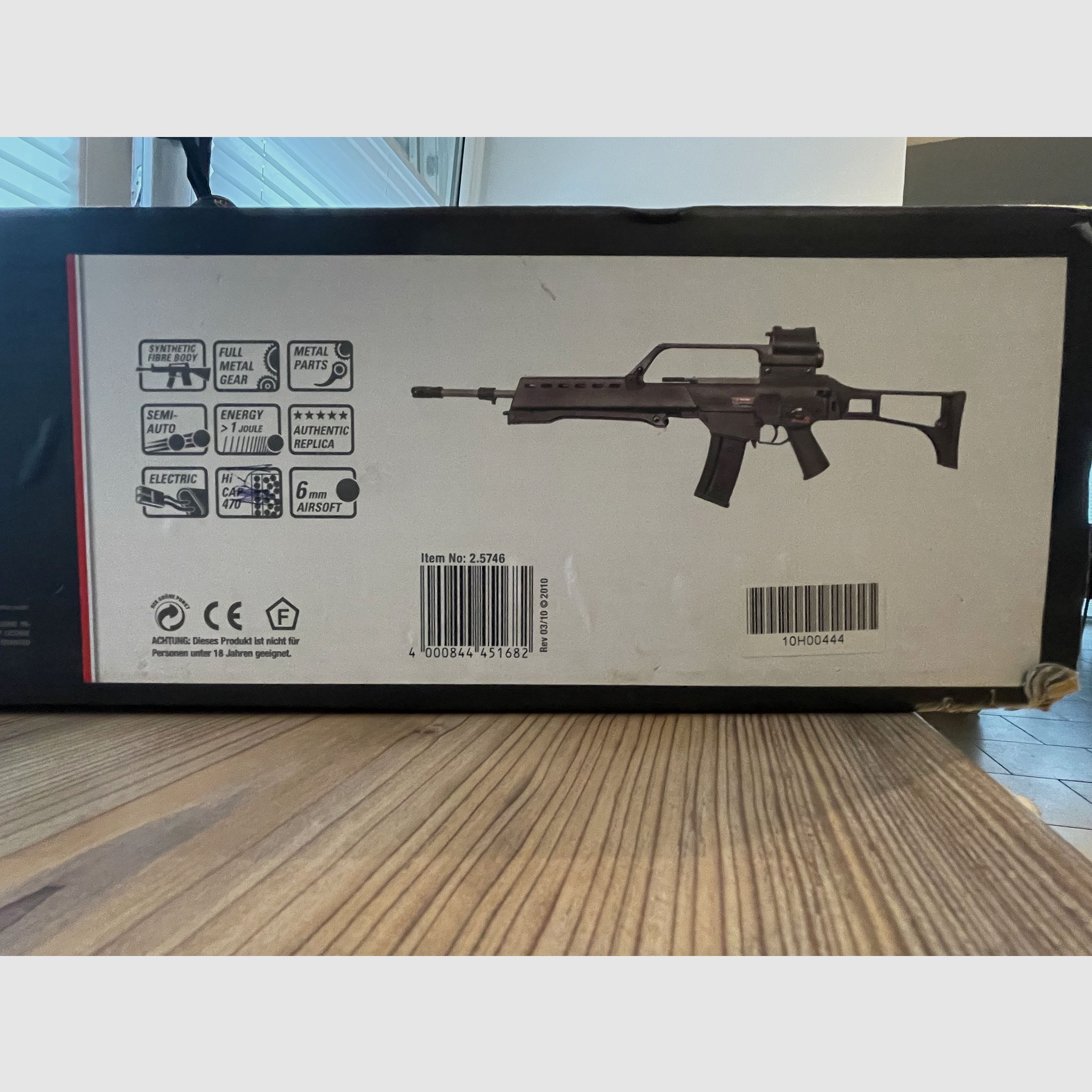 Heckler & Koch G36 S-AEG 6mm – Umarex (Item 2.5746) – Top Zustand mit OVP & Dual-Visier