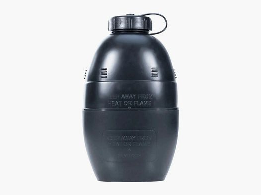 BCB BCB Wasserflasche mit Becher schwarz