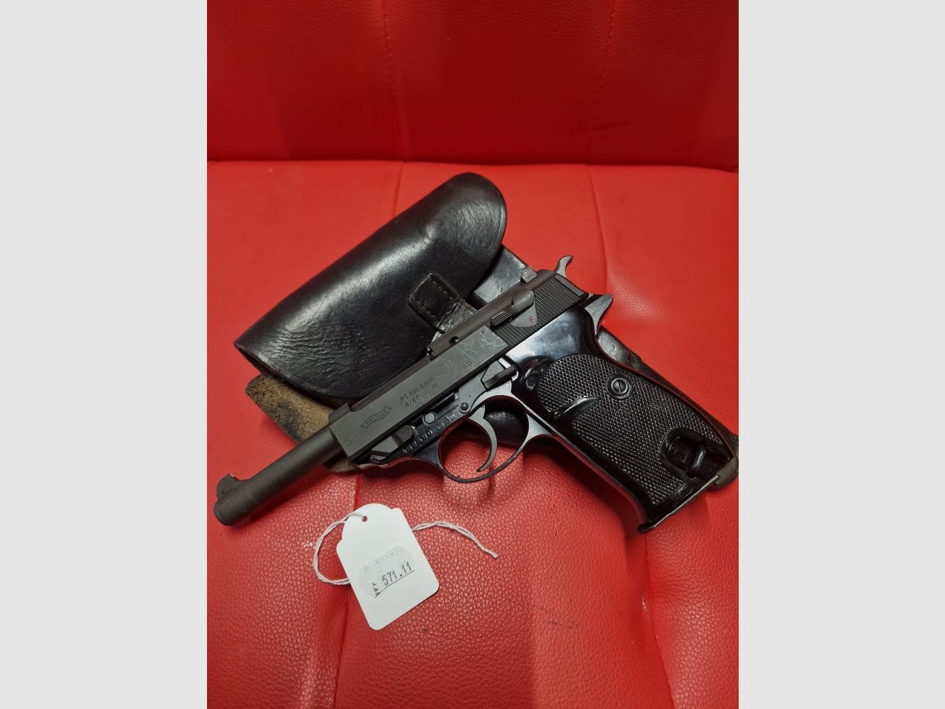 WALTHER P1 ALUMINIUM 9X19mm (GEBRUIKT), afbeelding 1 van 2