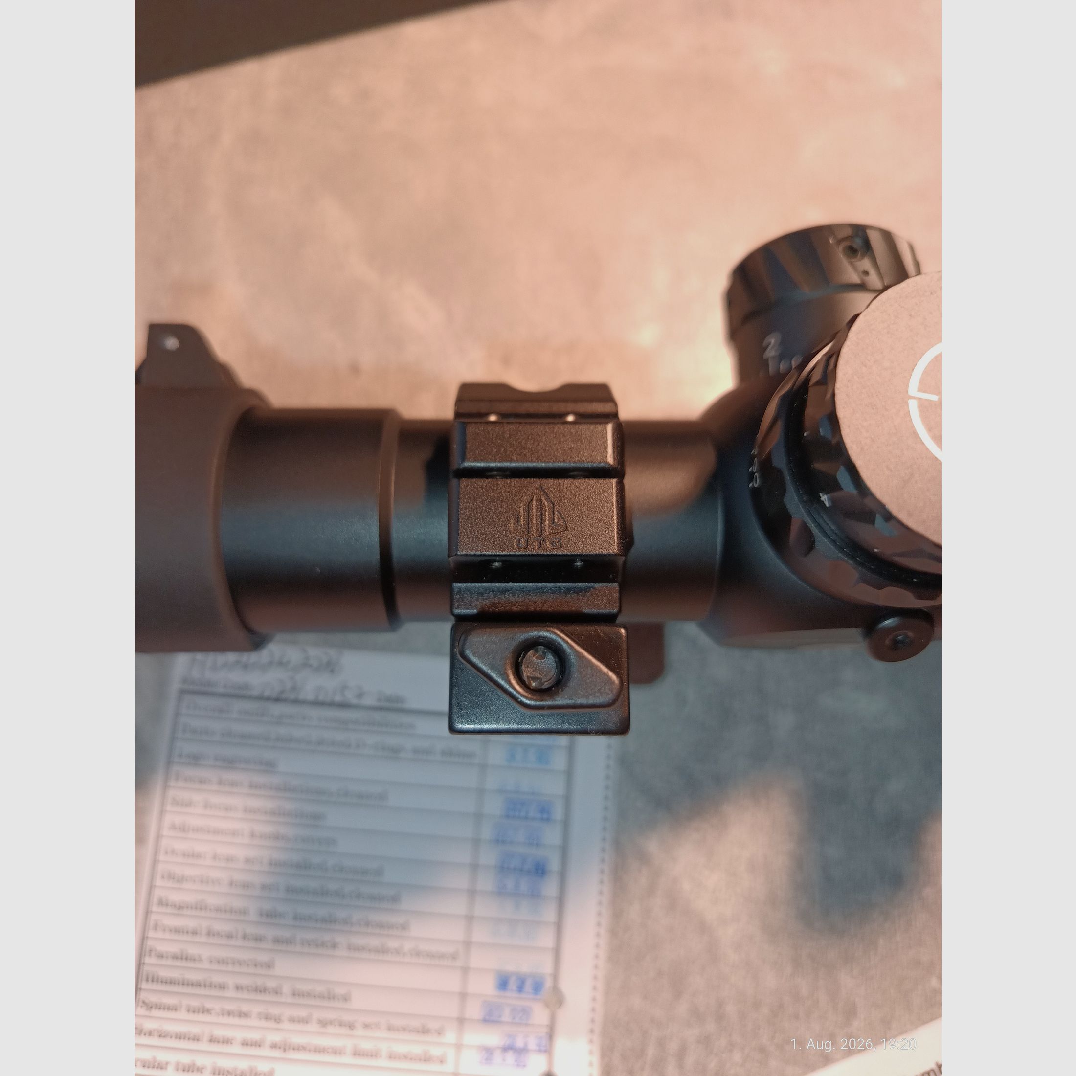 Discovery Optics HD 2-12x24 FFP z szybkozłączkami UTG