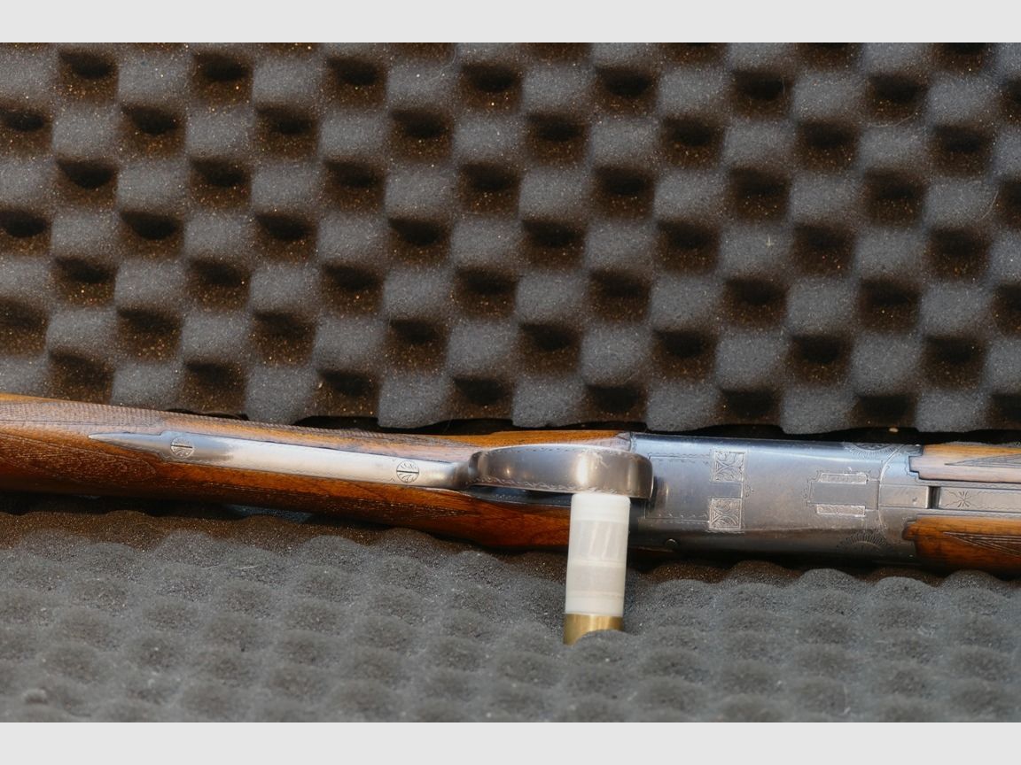 Browning / FN Superposed, Vorläufer der legendären B25, BJ1966 - handeingepasst – Special Trap - inkl. Original Dokumente passend zur Flinte