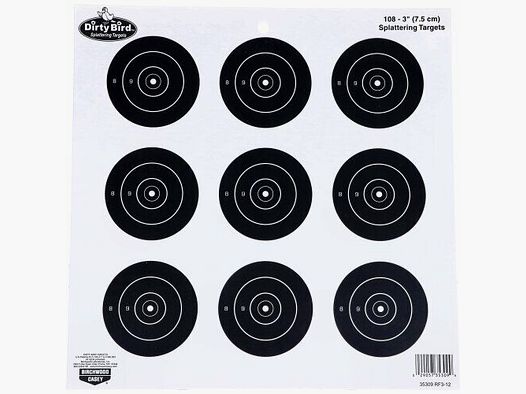 Birchwood Casey Dirty Birds Splattering Target 9x3"