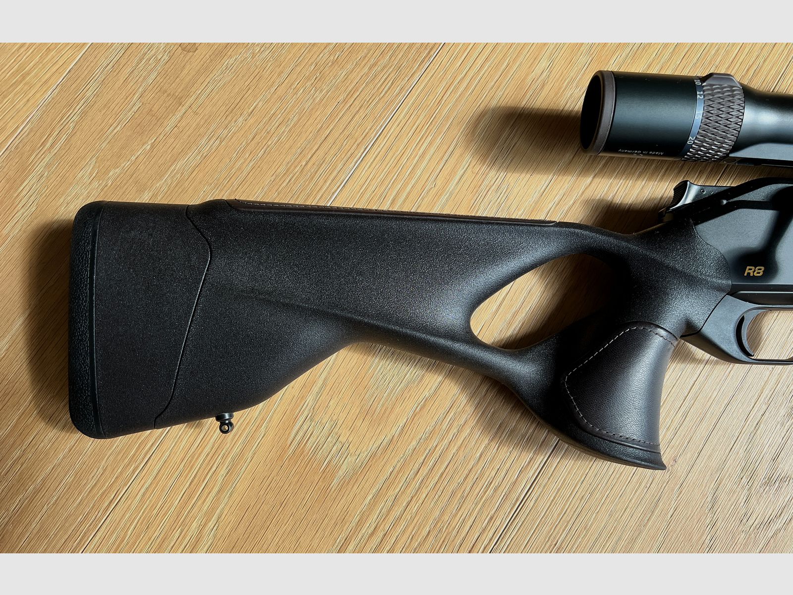 Blaser R8 Ultimate Leather Cocoa, .308 Win, Blaser B1 4-20x58, incl. Vorderschaft für Silencer