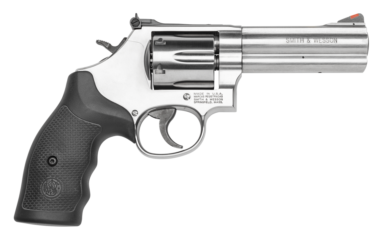 S&W Revolver 686 4″ Single Action/Double Action, Kimme/Korn, Edelstahl, Bild 2 von 2
