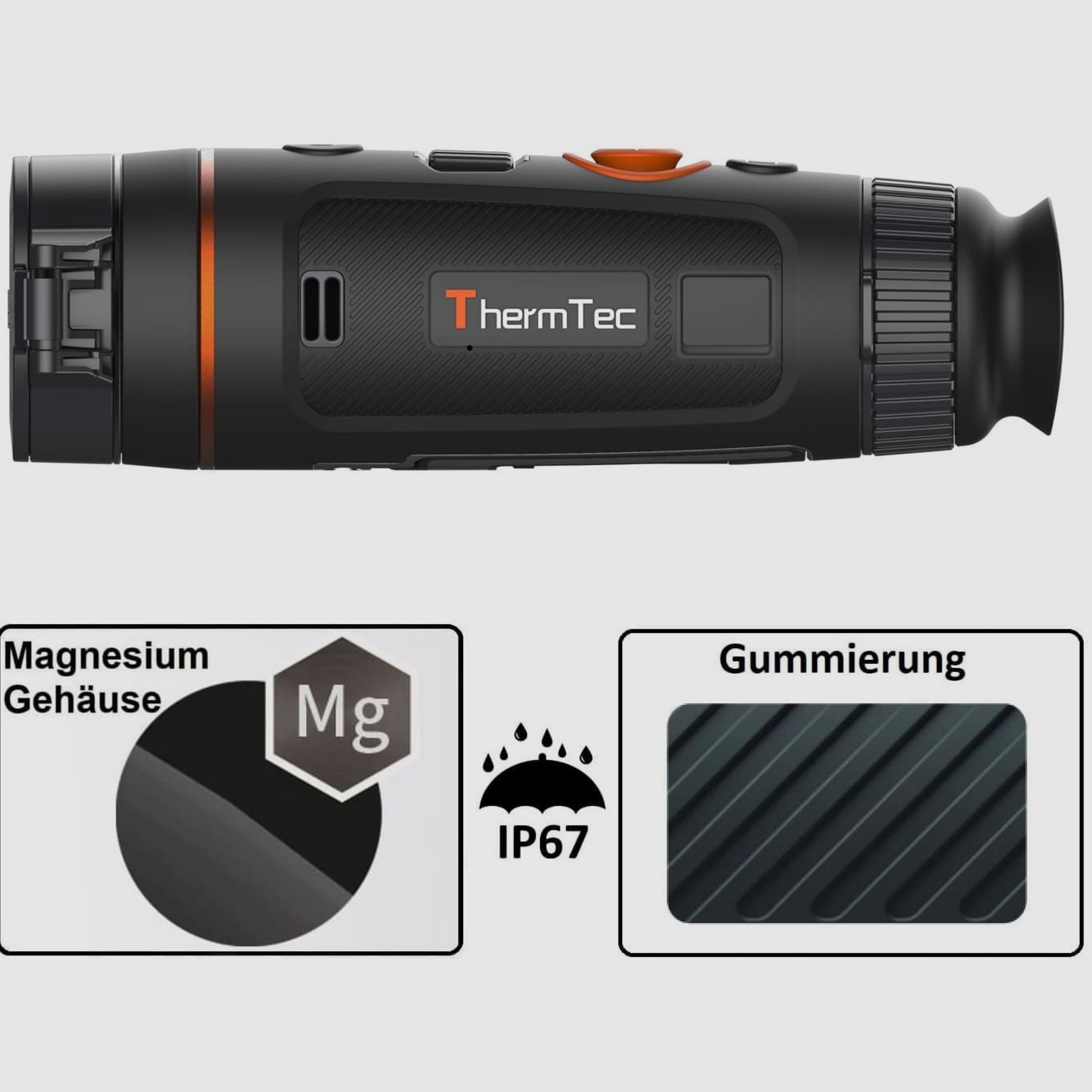 ThermTec WILD 635 35mm lens 18 mk 640x512 thermal imaging camera