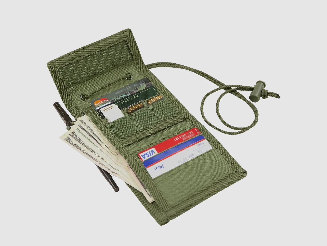 Vault Tri-Fold-Geldbörse (Schwarz), Bild 2 von 4