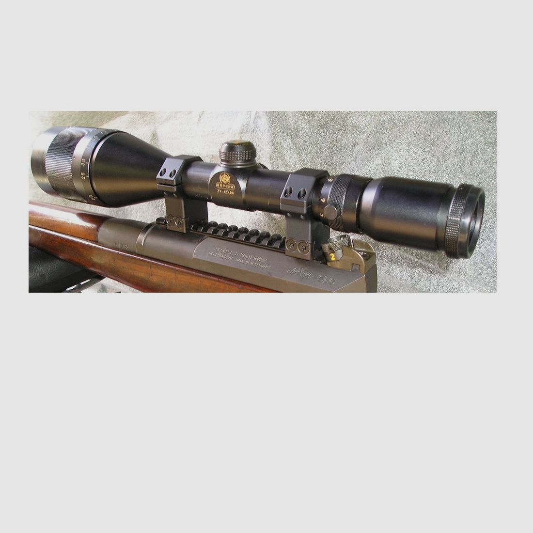 PICATINNY RAIL for Heckler&Koch SL6/SL7 + HK630/HK770/HK940 with 30 mm scope rings