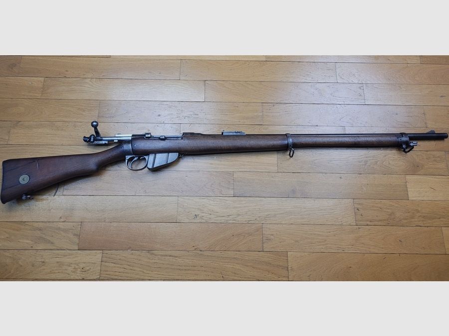 Rarissimes Lee Enfield MkI* – Kaliber .303 British – neu gebaut 1903 (einer der letzten!) – mit der Zahl von Edward VII – militärisches BSA-Gehäuse – gute Mechanik und schönes Holz – Visier 1899 – Kategorie D – globaler TBE, Bild 2 von 29