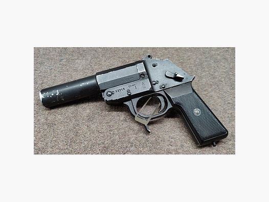 Waffe Signalpistole Waffen Suhl LP1 Kal. 26,5