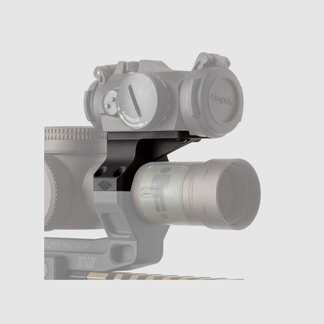ROF-90 für Geissele 30mm Super Precision Montagen & Aimpoint Micro - Schwarz, Bild 1 von 2