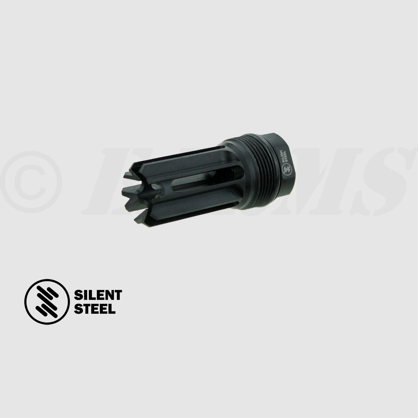 SILENT STEEL 5-PRONG QD Flash Hider 5/8-24 SIG SAUER MCX, immagine 1 di 2