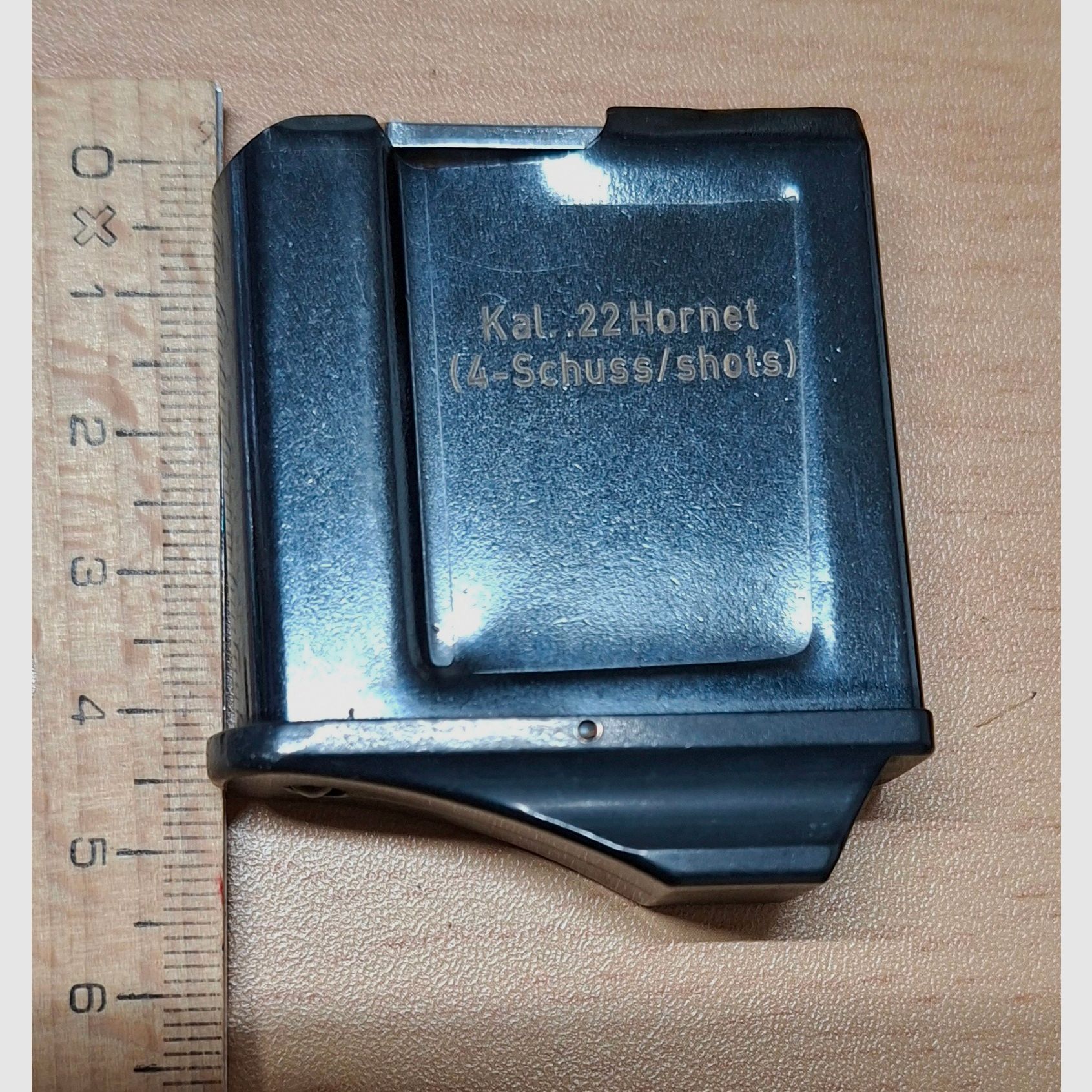.22 Hornet 4 Schuss / shots Magazin 