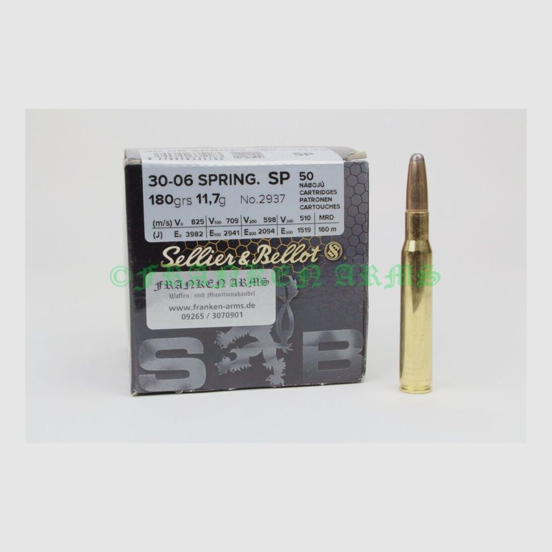 Sellier&Bellot .30-06 Spr. SP 180gr. 11,7g 50 pezzi prezzo per quantità