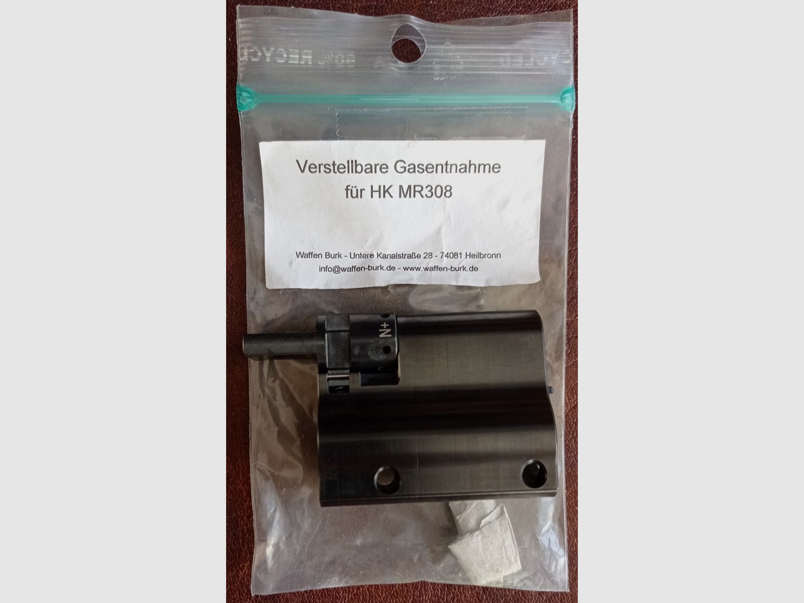 Einstellbare Gasabnahme für HK-Büchsen für HK MR308