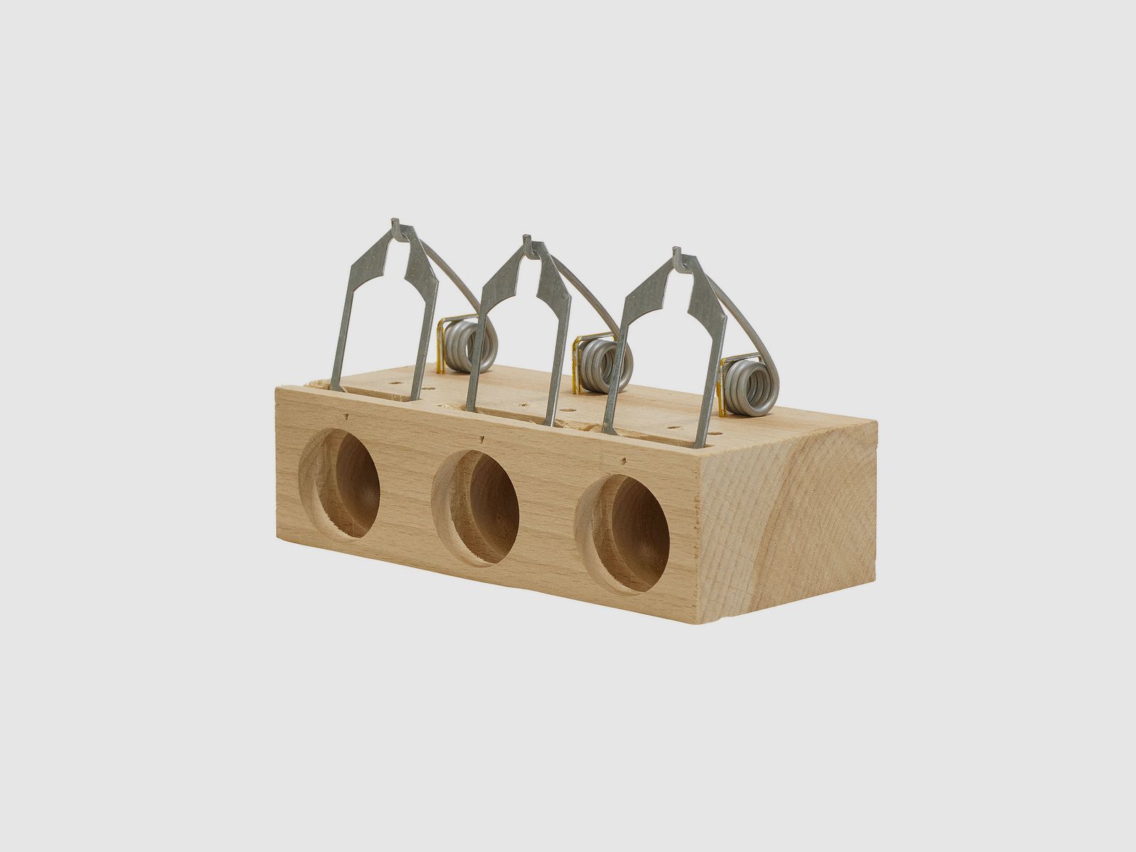 Trampa para ratones de campo de tres agujeros