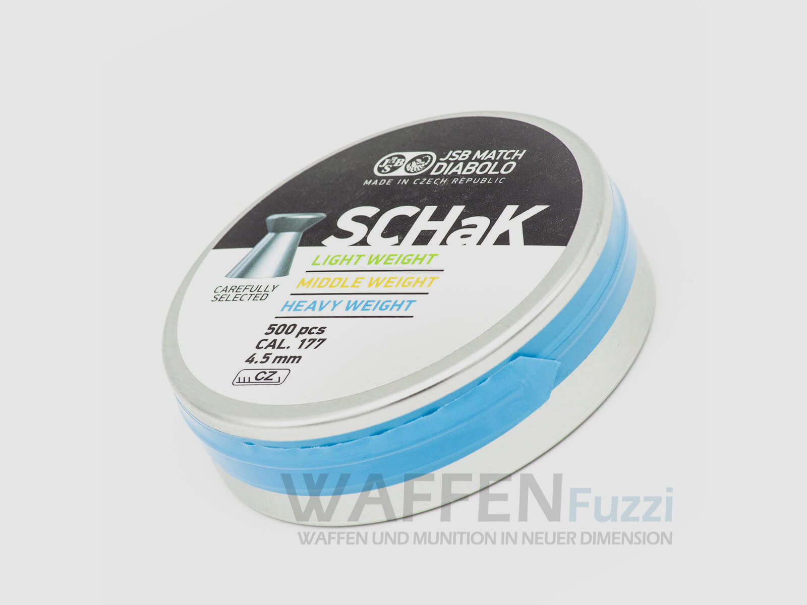 JSB SCHaK Premium Diabolo à Tête Plate 0,535g 500 PCS