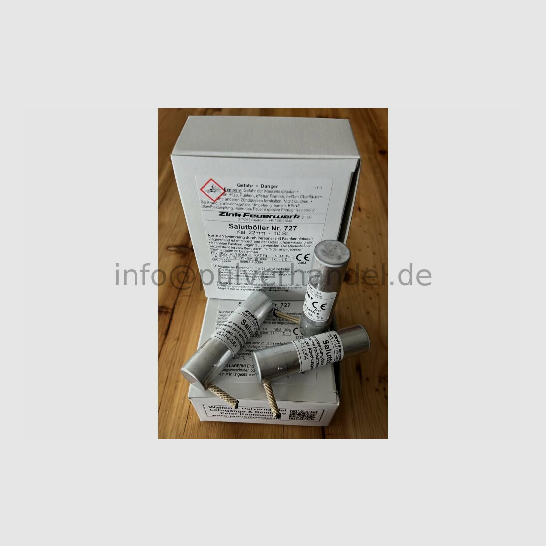 FK Salutböller Neueste Fertigung lauter größer schöner Luftsignalböller 10 Stück Neueste Fertigung - kein alter Schrott ! -