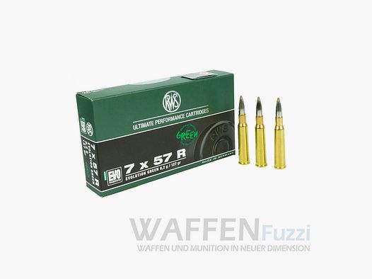 RWS 7x57R Evo zielona 8,2g 20 strzałów