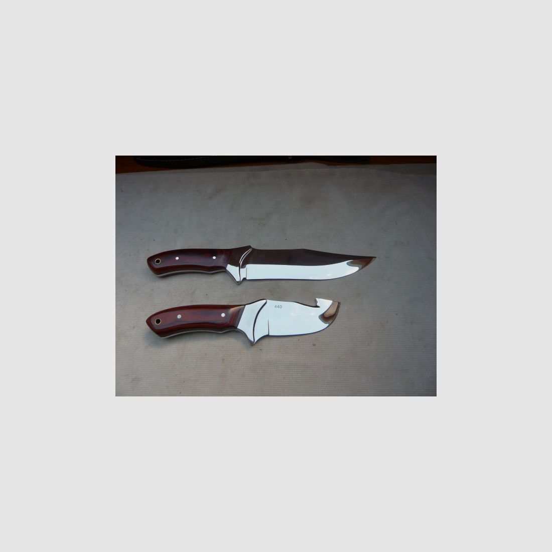 2 Orig. Martinez Albainox  Jagd-Sammlermesser Integral
