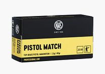 RWS .22 lr Pistol Match 40grs / 2,6g