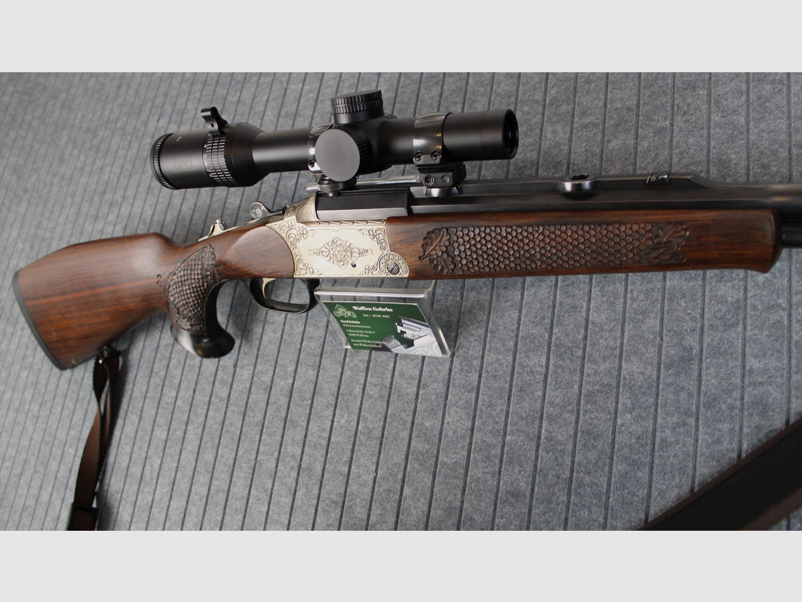 Blaser Bockdoppelbüchse .30-06 Spr. GPO Spectra 8X 1-8X24i