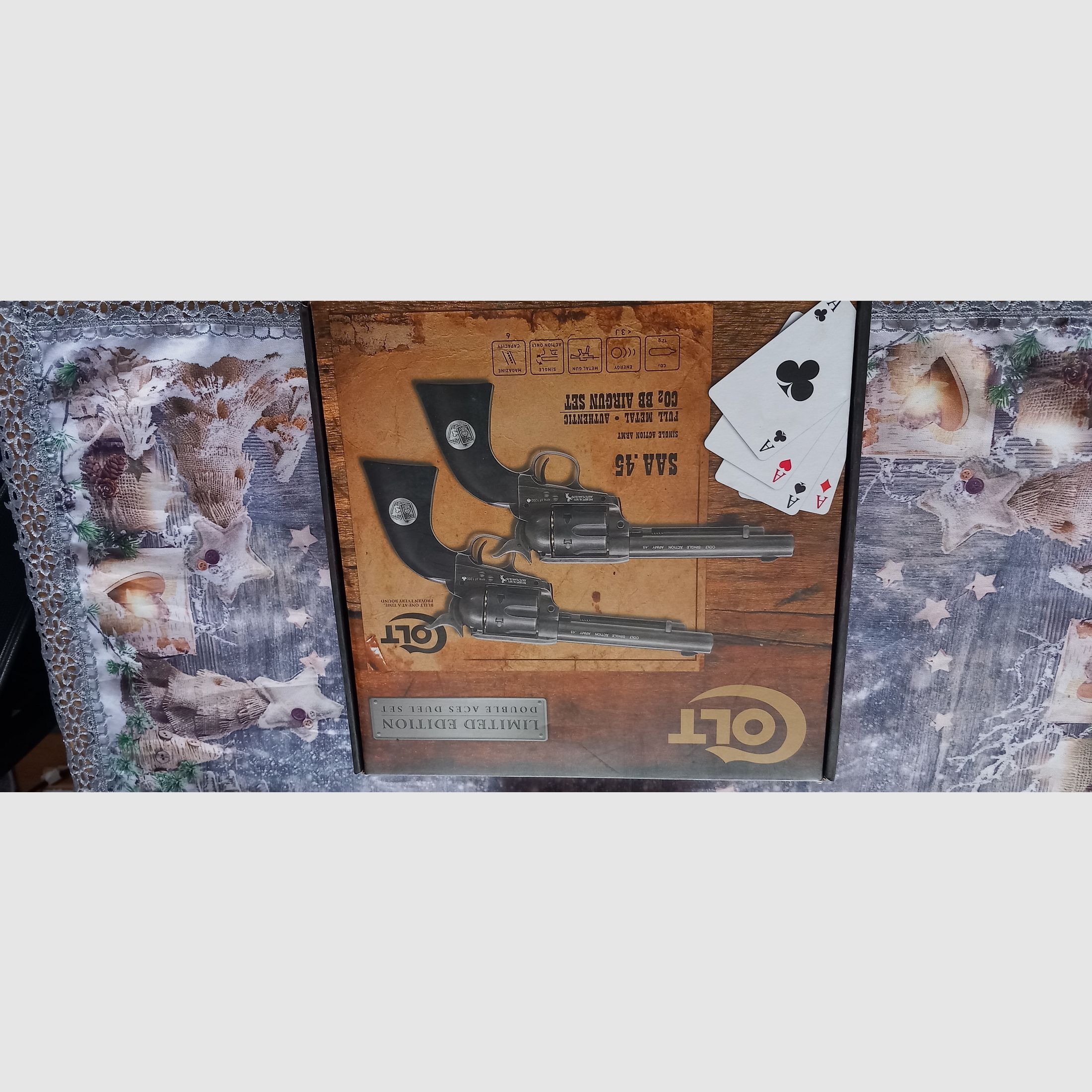 Colt Single Action  Army 4.5mm Co2 3,0 Joul Set