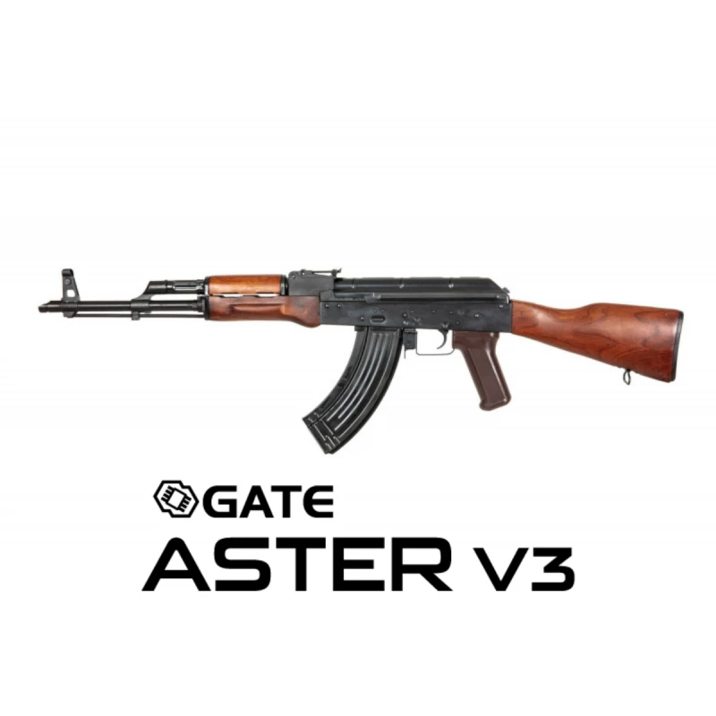 AKM Essential  Stahl-Version mit Gate Aster V3 frei ab 18 Schwarz/Echtholz | E&L