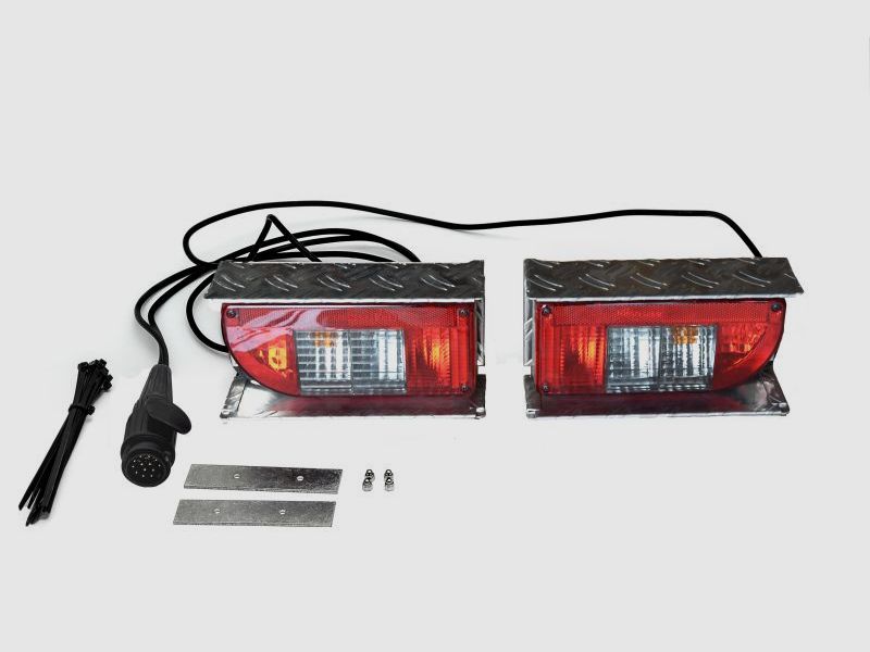 Kit d’éclairage Heck-Pack (grandes lampes) avec capot de protection en aluminium, image 1 sur 3
