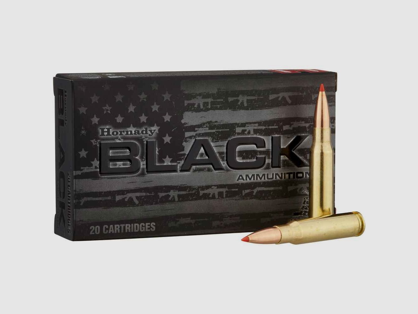.308 Win. Black A-Max 10,9g/168grs. Hornady
